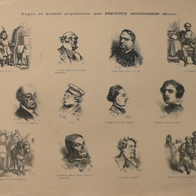 Monnier : Types populaires (2), Monnier, Henry Bonaventure (1799, Paris – 1877, Paris)