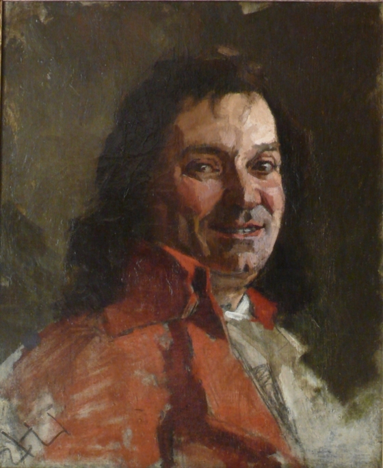 Portrait of a laughing gentleman (sold)